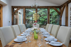 Dining Room Ridgeway House, Holiday Accommodation, Functions, Events & Corporate, Lambourn, Berkshire, UK